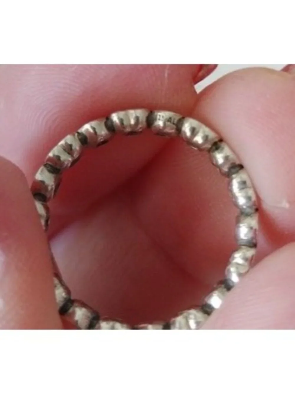 Pandora Sterling Silver Forever More Stackable Ring 190897cz, size 6.0